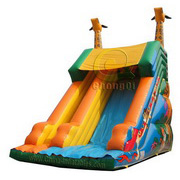 wave inflatable slide